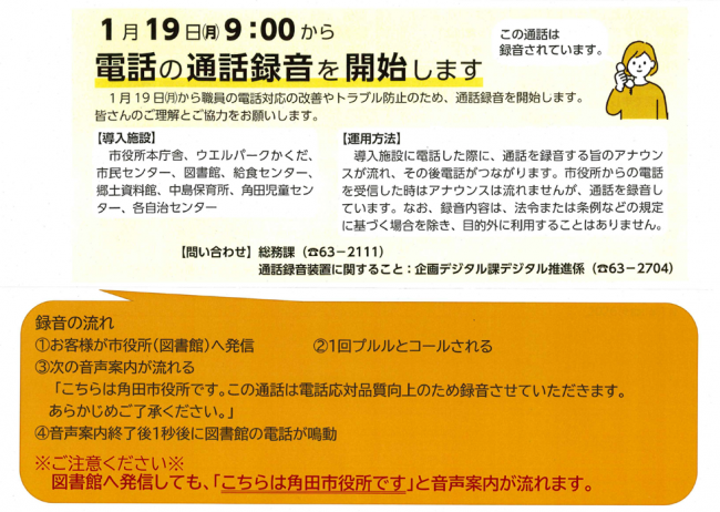 電話の録音通話