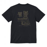 オリジナルロケットエンジンTシャツ(ブラック色)