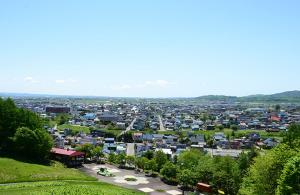 栗山町風景